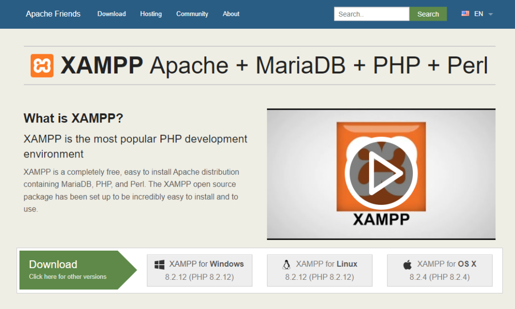 xampp-majaslapa